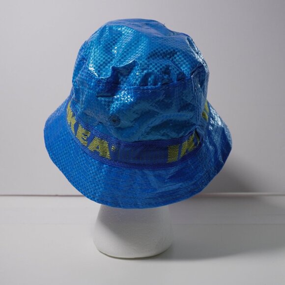 IKEA Tarp Blue Yellow Gold Bucket Hat Retro Y2K FREE WITH BUNDLE :) - Picture 3 of 8